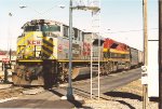 Grain train gets service and fuel